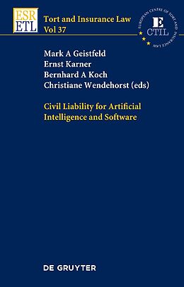 E-Book (pdf) Civil Liability for Artificial Intelligence and Software von 
