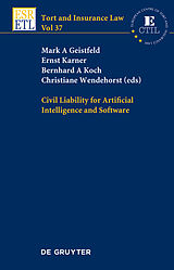 eBook (epub) Civil Liability for Artificial Intelligence and Software de 