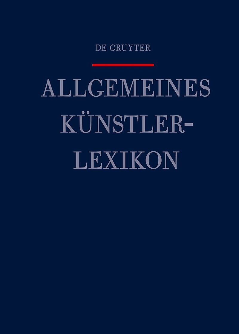 Allgemeines Künstlerlexikon (AKL) / Wittmer - Yi