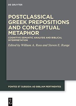 eBook (epub) Postclassical Greek Prepositions and Conceptual Metaphor de 