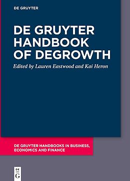 Livre Relié De Gruyter Handbook of Degrowth de 