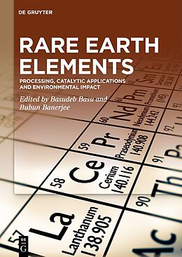 Livre Relié Rare Earth Elements de 