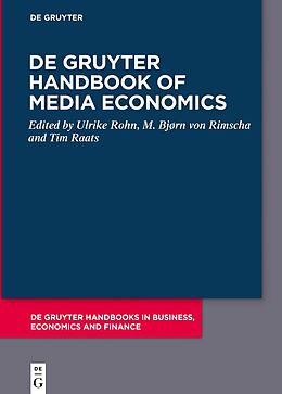 Livre Relié De Gruyter Handbook of Media Economics de 