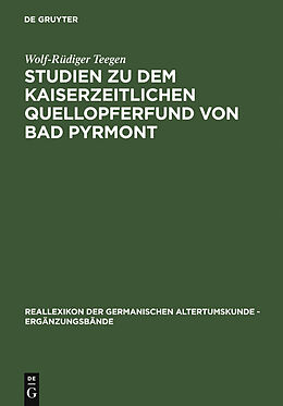 E-Book (pdf) Studien zu dem kaiserzeitlichen Quellopferfund von Bad Pyrmont von Wolf-Rüdiger Teegen