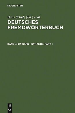 E-Book (pdf) Deutsches Fremdwörterbuch / da capo - Dynastie von 