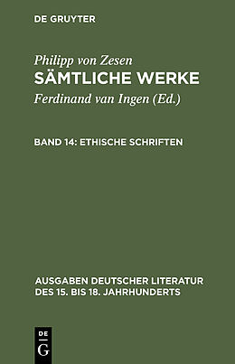 E-Book (pdf) Philipp von Zesen: Sämtliche Werke / Ethische Schriften von Philipp von Zesen