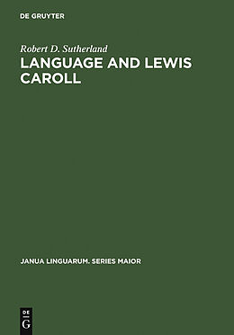 eBook (pdf) Language and Lewis Caroll de Robert D. Sutherland