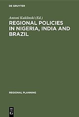 eBook (pdf) Regional Policies in Nigeria, India and Brazil de 