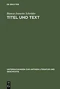 E-Book (pdf) Titel und Text von Bianca-Jeanette Schröder