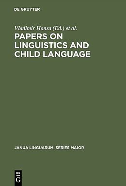 eBook (pdf) Papers on Linguistics and Child Language de 