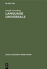 E-Book (pdf) Language Universals von Joseph Greenberg