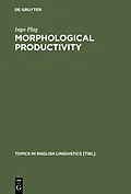 PDF Morphological Productivity von Ingo Plag