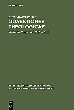 E-Book (pdf) Quaestiones theologicae von Kurt Niederwimmer