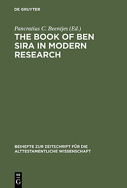 E-Book (pdf) The Book of Ben Sira in Modern Research von 