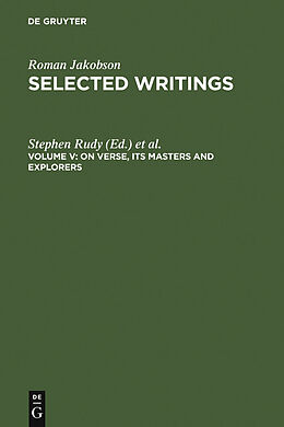 eBook (pdf) On Verse, Its Masters and Explorers de 