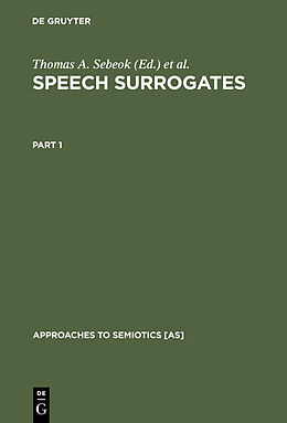eBook (pdf) Speech Surrogates. Part 1 de 