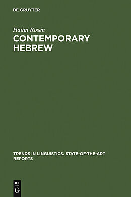 eBook (pdf) Contemporary Hebrew de Haiim Rosén