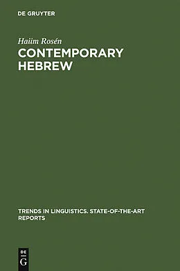 E-Book (pdf) Contemporary Hebrew von Haiim Rosén