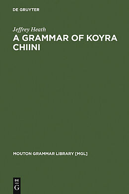 eBook (pdf) A Grammar of Koyra Chiini de Jeffrey Heath