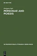 PDF Personae and Poiesis von Próspero Saíz