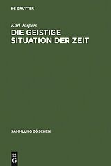 eBook (pdf) Die geistige Situation der Zeit de Karl Jaspers