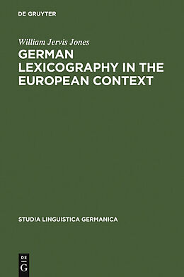 E-Book (pdf) German Lexicography in the European Context von William Jervis Jones