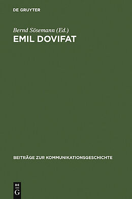 E-Book (pdf) Emil Dovifat von 