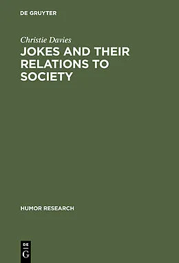 E-Book (pdf) Jokes and their Relations to Society von Christie Davies