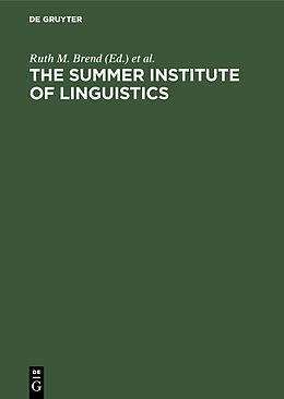 E-Book (pdf) The Summer Institute of Linguistics von 
