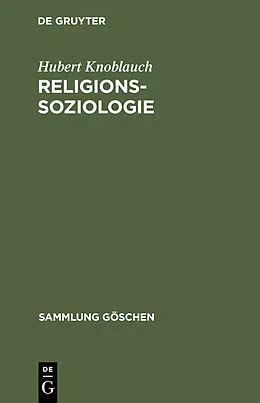 E-Book (pdf) Religionssoziologie von Hubert Knoblauch