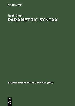 eBook (pdf) Parametric Syntax de Hagit Borer