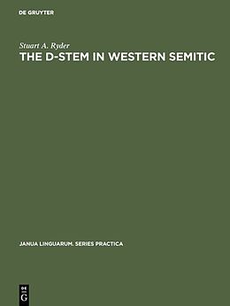 eBook (pdf) The D-stem in Western Semitic de Stuart A. Ryder