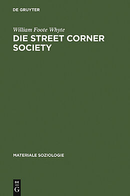 E-Book (pdf) Die Street Corner Society von William Foote Whyte