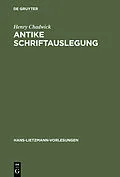 E-Book (pdf) Antike Schriftauslegung von Henry Chadwick