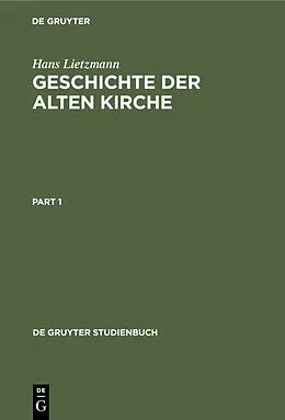 E-Book (pdf) Geschichte der Alten Kirche von Hans Lietzmann