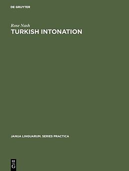 eBook (pdf) Turkish Intonation de Rose Nash