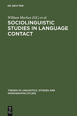 E-Book (pdf) Sociolinguistic Studies in Language Contact von 