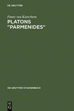 E-Book (pdf) Platons &quot;Parmenides&quot; von Franz von Kutschera
