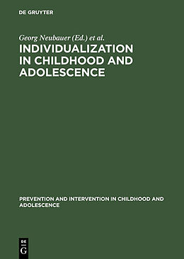E-Book (pdf) Individualization in Childhood and Adolescence von 