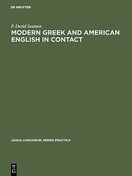 eBook (pdf) Modern Greek and American English in Contact de P. David Seaman