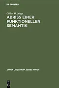 E-Book (pdf) Abriß einer funktionellen Semantik von Gábor O. Nagy