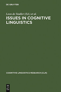 eBook (pdf) Issues in Cognitive Linguistics de 