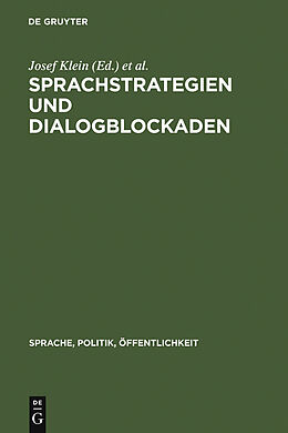 E-Book (pdf) Sprachstrategien und Dialogblockaden von 