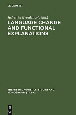 eBook (pdf) Language Change and Functional Explanations de 