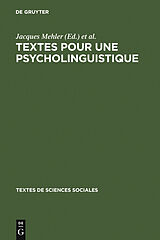 eBook (pdf) Textes pour une psycholinguistique de 