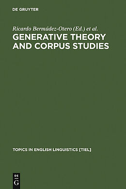 E-Book (pdf) Generative Theory and Corpus Studies von 