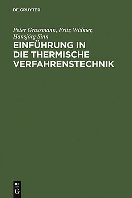 E-Book (pdf) Einführung in die thermische Verfahrenstechnik von 
