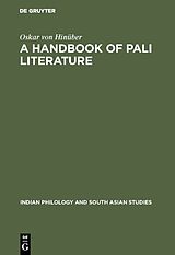 E-Book (pdf) A Handbook of Pali Literature von Oskar von Hinüber