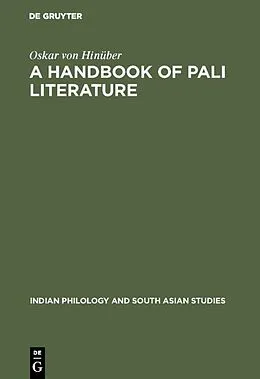 E-Book (pdf) A Handbook of Pali Literature von Oskar von Hinüber