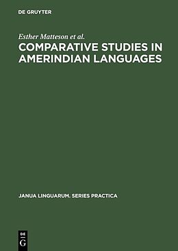 eBook (pdf) Comparative Studies in Amerindian Languages de Esther Matteson, Alva Wheeler, Frances L. Jackson